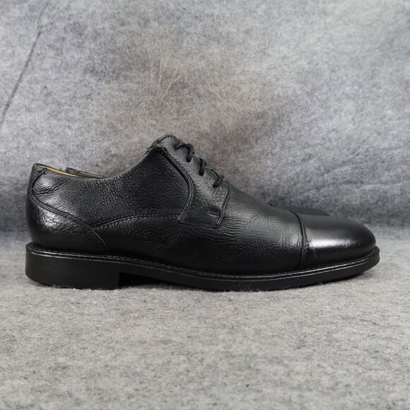 Belvedere Shoes Men 10.5 Oxford Cap Toe Duke Leather Black Classic Comfort Dress main image 6